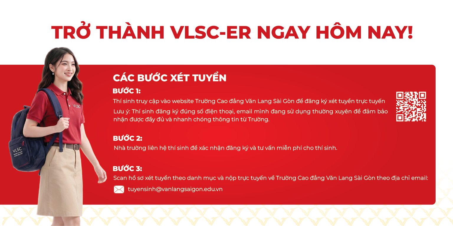Các bước xét tuyển Cao đẳng Văn Lang Sài Gòn