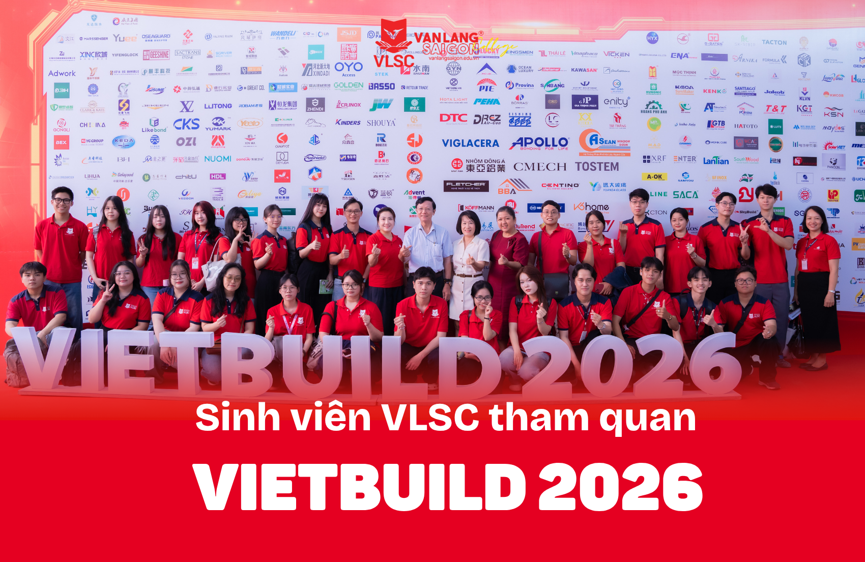 Sinh viên VLSC tham quan VIETBUILD 2026